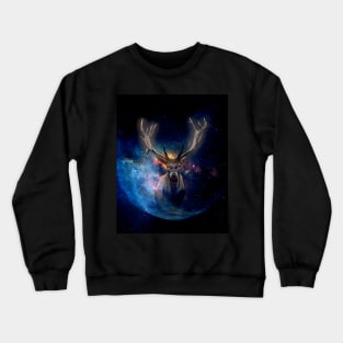 Deer Power Animal Crewneck Sweatshirt